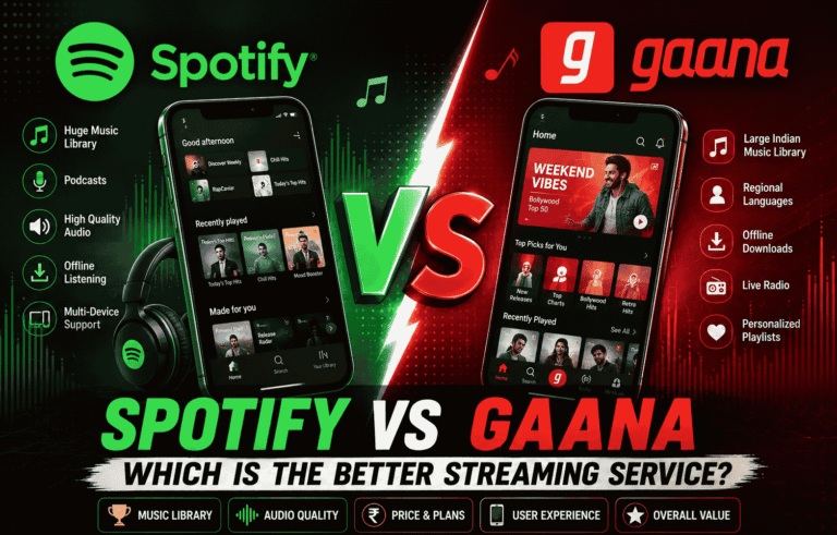 Spotify vs Gaana