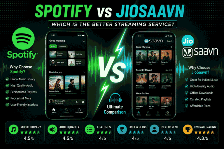 Spotify vs JioSaavn