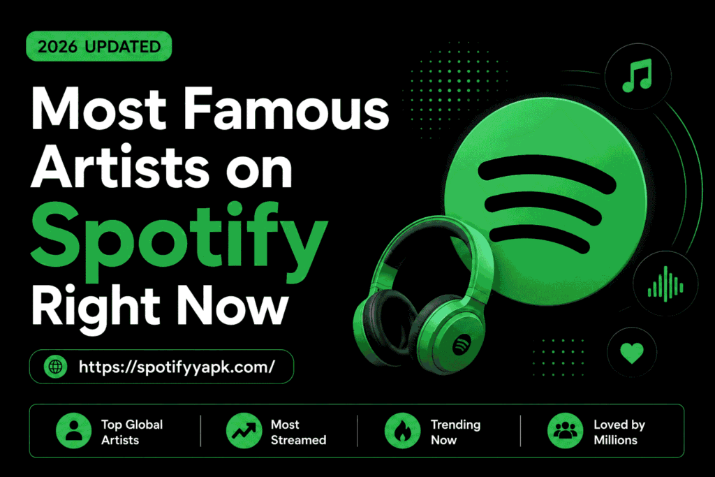Most Famous Artists on Spotify
